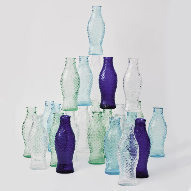 Fish & Fish Carafe - Frosted White - des. Paola Navone for Serax