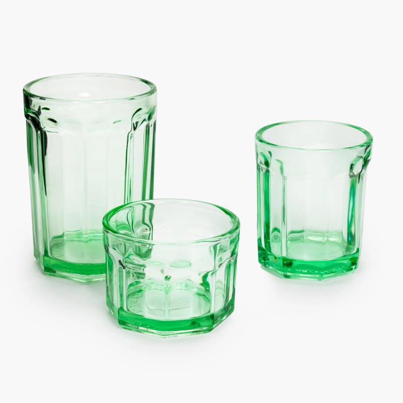 Fish & Fish Glass - Green - des. Paola Navone for Serax