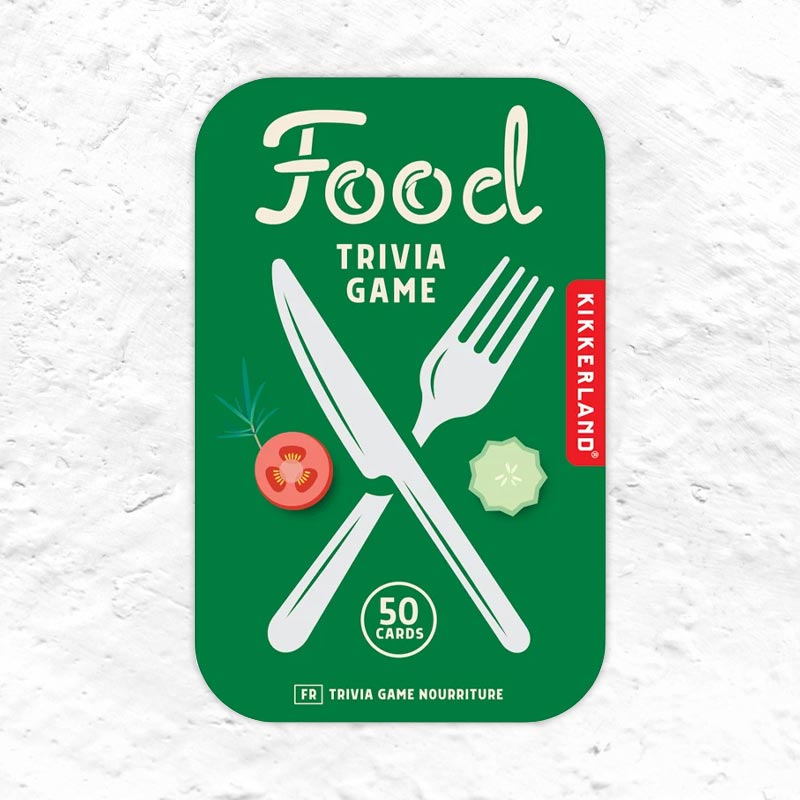 Food Trivia Game - by Kikkerland