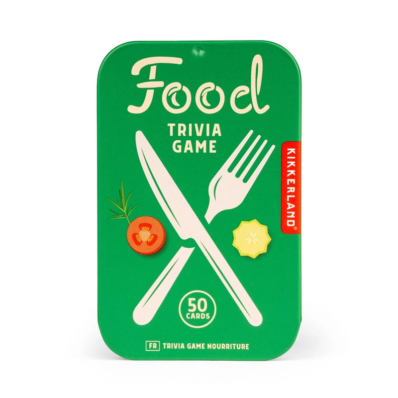 Food Trivia Game by Kikkerland