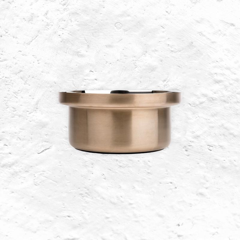 Foodwear 26cm Bronze Casserole Pan with Bronze Glass Lid and Canaletto Walnut Handle - des. Rodolfo Dordoni for KnIndustrie