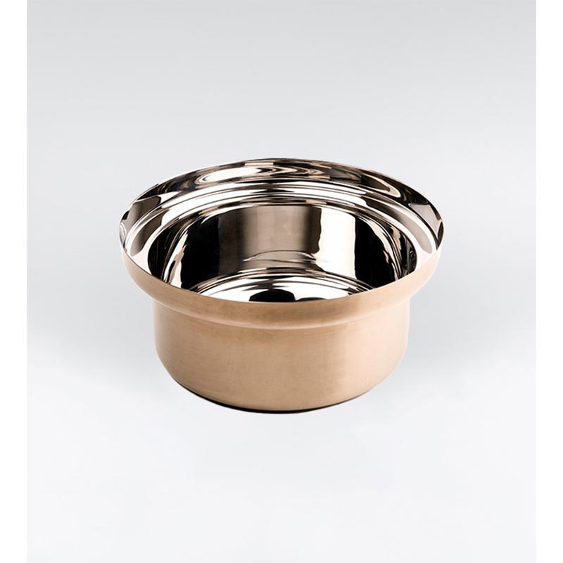 Foodwear 26cm Bronze Casserole Pan with Bronze Glass Lid and Canaletto Walnut Handle - des. Rodolfo Dordoni for KnIndustrie