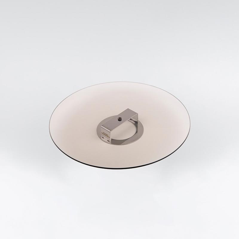 Foodwear Bronze 30cm Low Casserole Pan with Bronze Glass Lid and Canaletto Walnut Handle - des. Rodolfo Dordoni for KnIndustrie