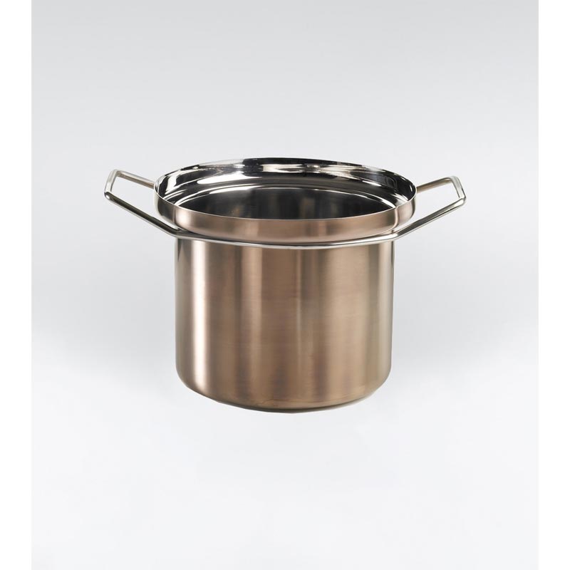 Foodwear Bronze 26cm Stockpot with Bronze Glass Lid - des. Rodolfo Dordoni for KnIndustrie