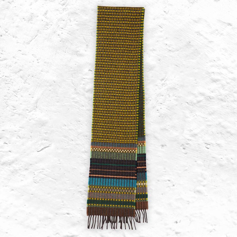 Fremont - Parakeet Lambswool Scarf - by Wallace Sewell