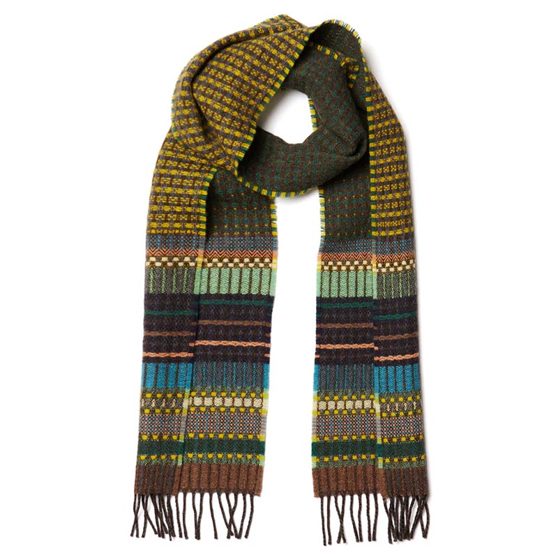 Fremont - Parakeet Lambswool Scarf - by Wallace Sewell
