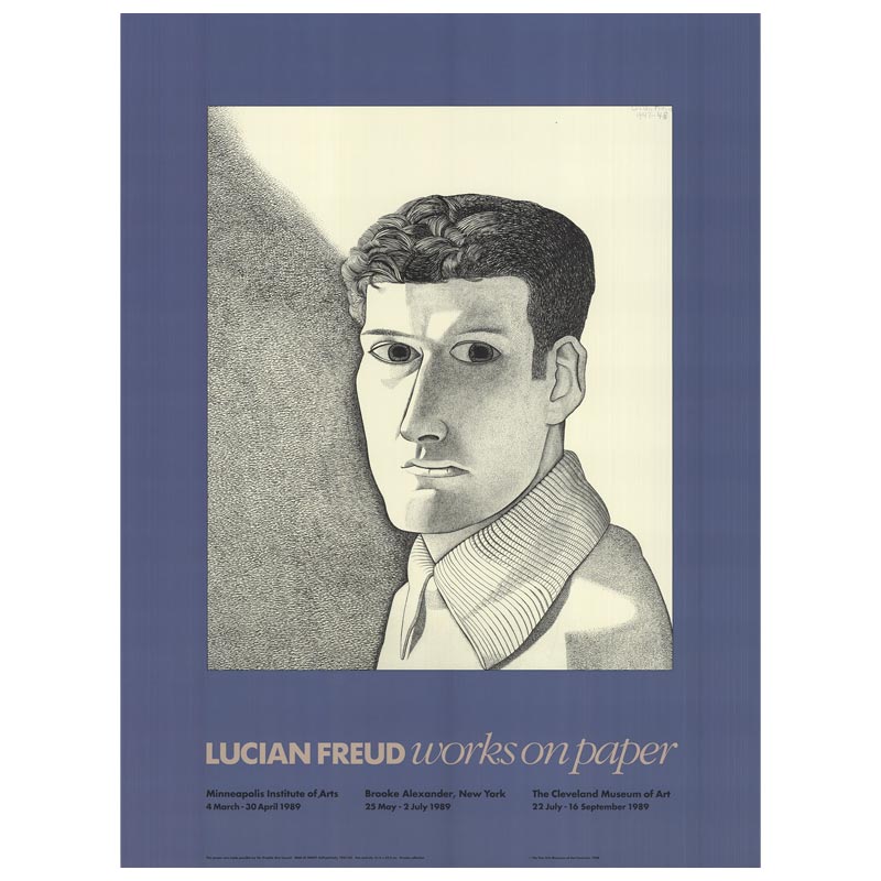 Man at Night (Self Portrait) poster by Lucian Freud