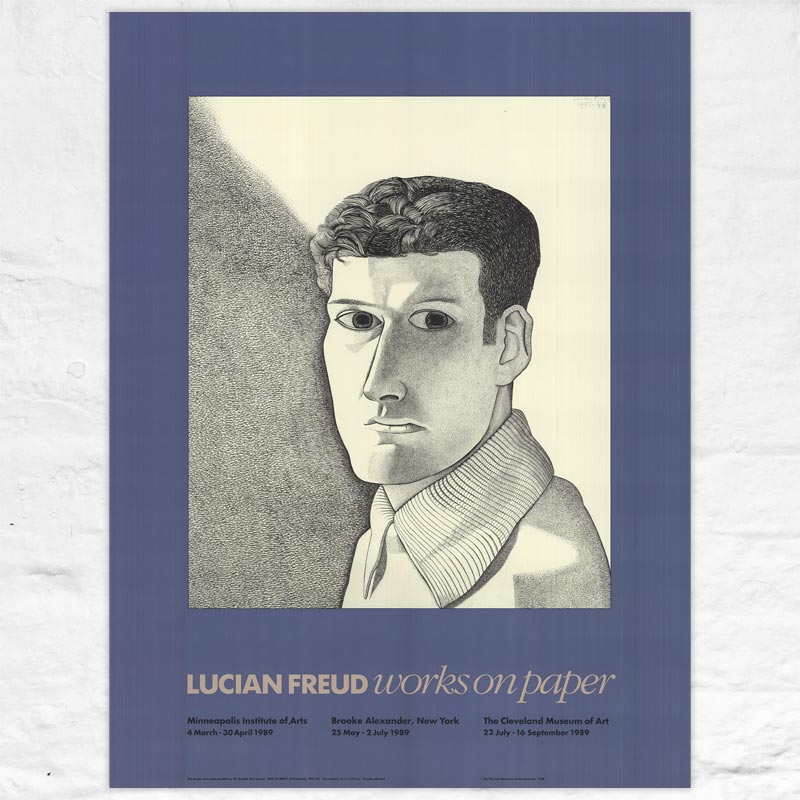 Man at Night (Self Portrait) poster by Lucian Freud