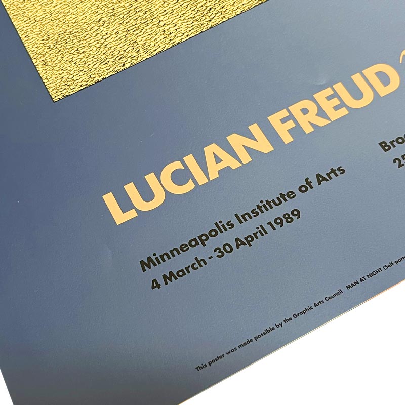 Man at Night (Self Portrait) poster by Lucian Freud