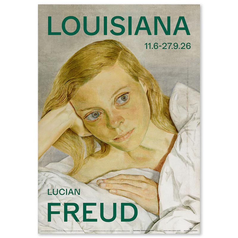 Girl in Bed poster by Lucian Freud