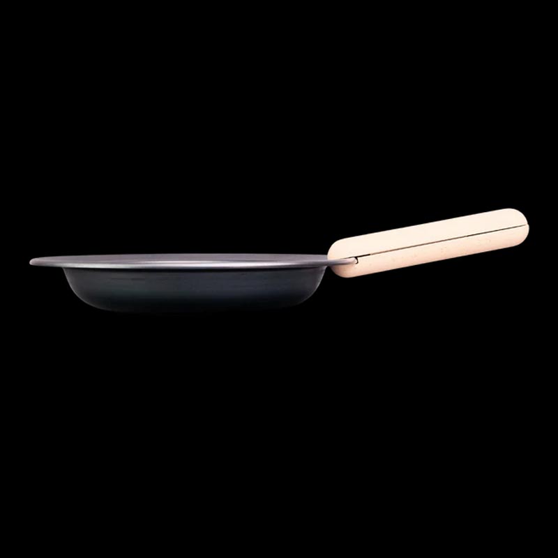 Juu Frying Pan with Detachable Beechwood handle - 24cm - by Fujita Kinzoku