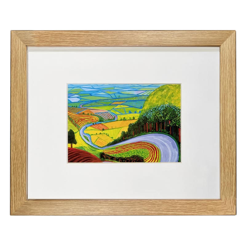 Garrowby Hill (Mini Framed) by David Hockney