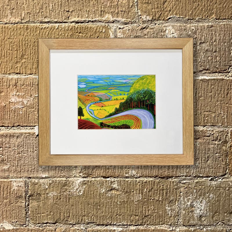 Garrowby Hill (Mini Framed) by David Hockney
