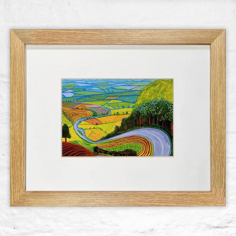 Garrowby Hill (Mini Framed) by David Hockney