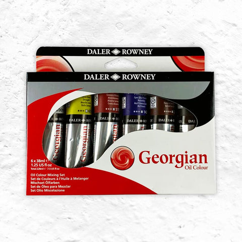 Georgian Oil Colour Mixing Set - 6 x 38 ml