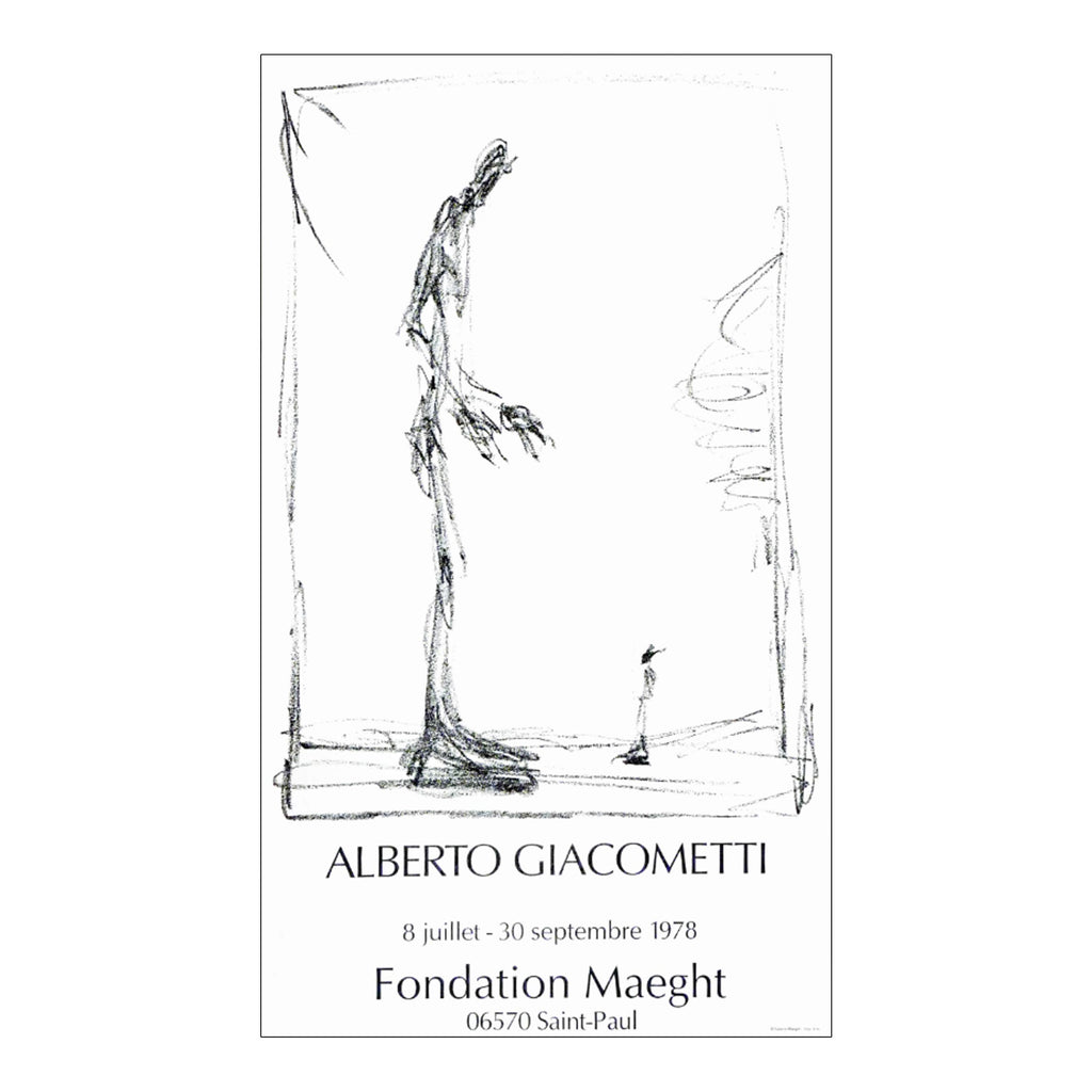 Drawing 1 / Dessin 1 poster by Alberto Giacometti