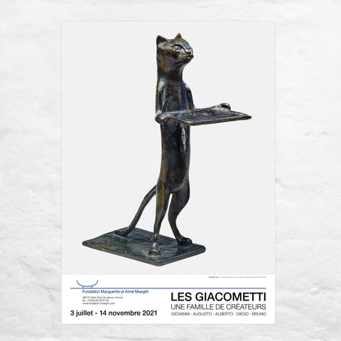 Le Chat Maître d’Hôtel / The Butler Cat poster by Diego Giacometti