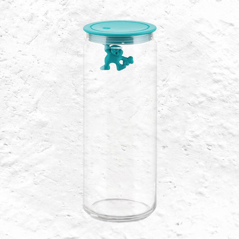 Gianni Storage Jar Extra Large (08) - Light Blue - des. Matti di Rosa for Alessi