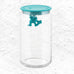 Gianni Storage Jar Large (06) - Light Blue - des. Matti di Rosa for Alessi