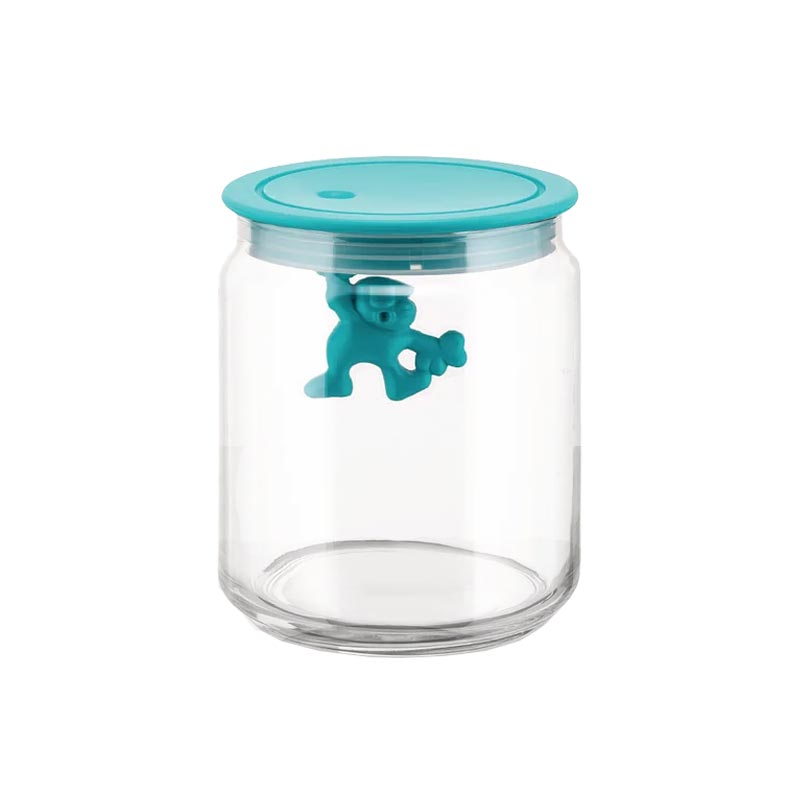 Gianni Storage Jar Small (04) - Light Blue - des. Matti di Rosa for Alessi