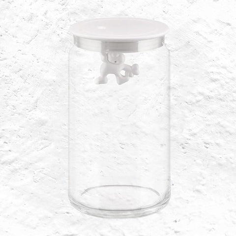 Gianni Storage Jar Large (06) - White - des. Mattia di Rosa for Alessi