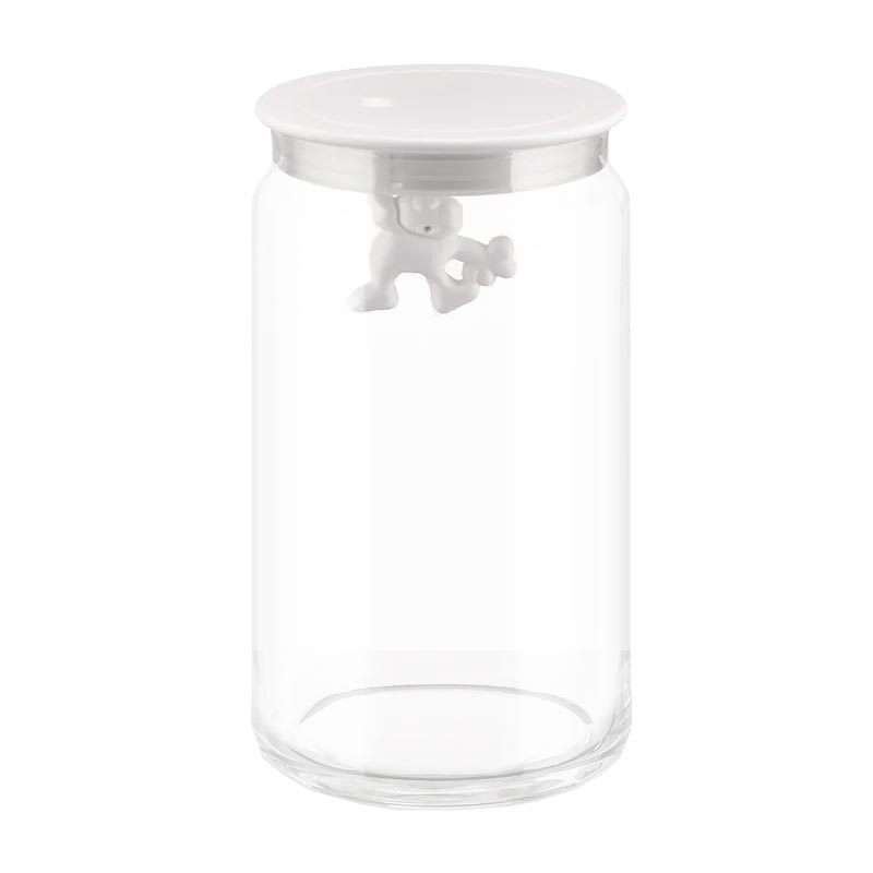 Gianni Storage Jar Large (06) - White - des. Mattia di Rosa for Alessi