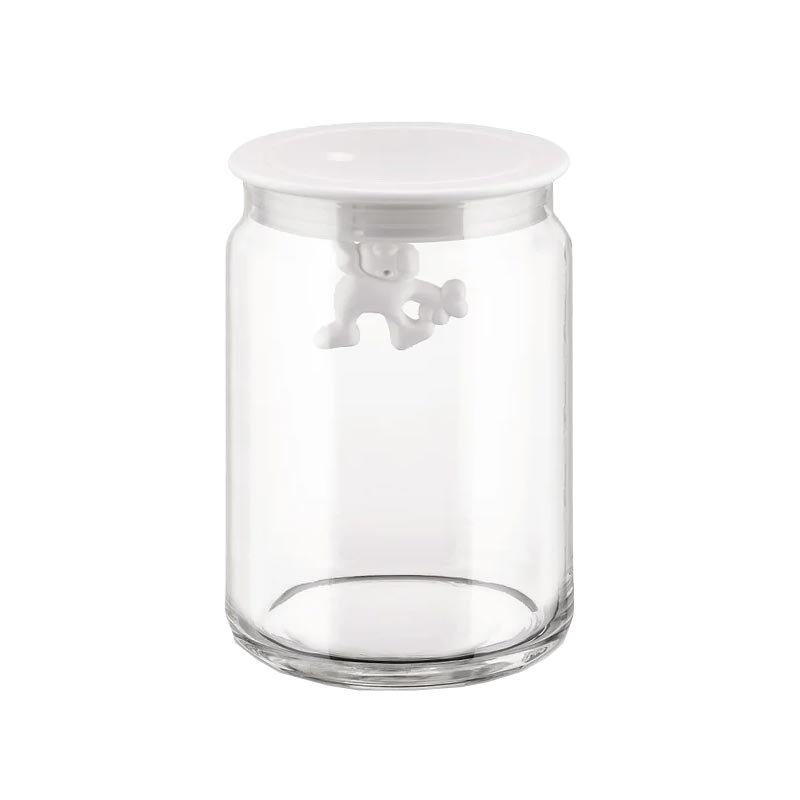 Gianni Storage Jar Medium (05) - White - des. Mattia di Rosa for Alessi