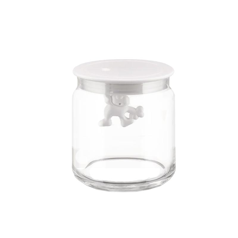 Gianni Storage Jar Small (04) - White - des. Mattia di Rosa for Alessi
