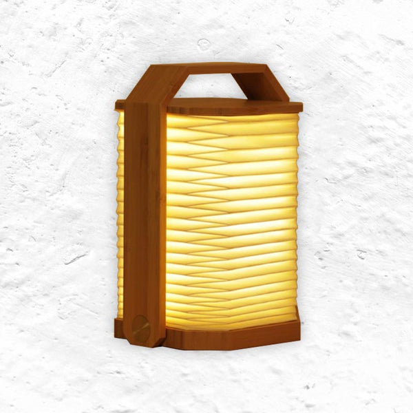 Smart Origami Lamp - Bamboo - des. Paul and Natalie Sun – Salts