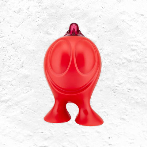 Gino Zucchino Sugar Castor - red - des. Guido Venturini for Alessi