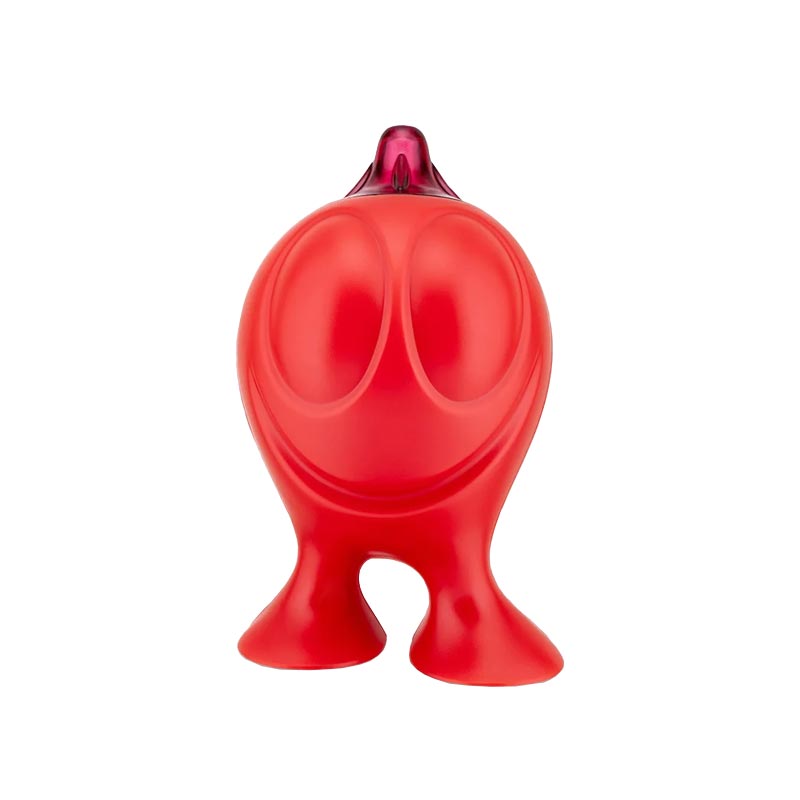 Gino Zucchino Sugar Castor - red - des. Guido Venturini for Alessi