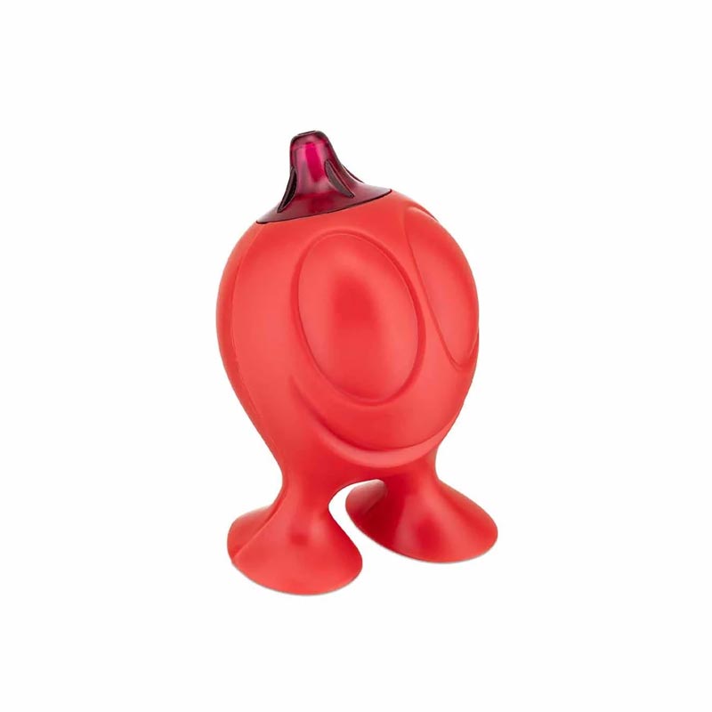 Gino Zucchino Sugar Castor - red - des. Guido Venturini for Alessi