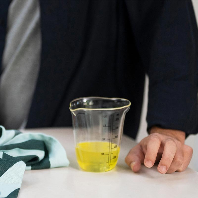 Measuring Jug 'Chef It' - 500ml Glass with Lid - Nordic Sage - by Mepal