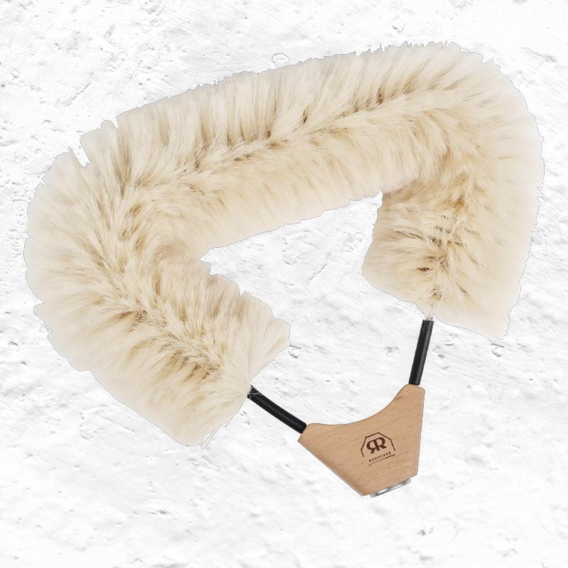 Telescopic Goat Hair Duster Brush with Extendable Handle by Burstenhaus Redecker