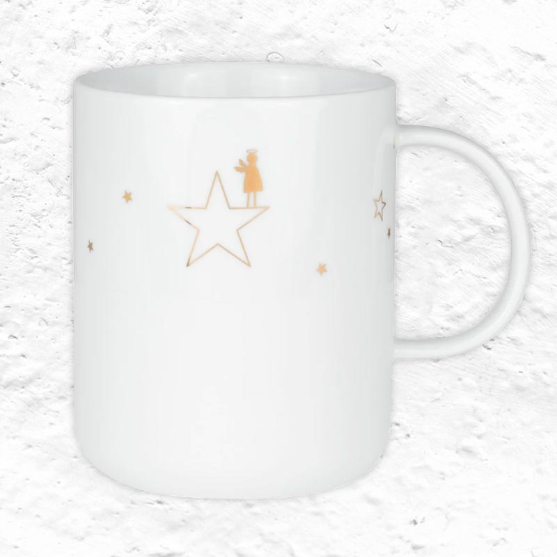 Golden angel mug by Räder