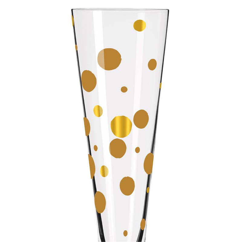 Goldnacht Champagne Glass #41 - des. Andrea Arnolt for Ritzenhoff