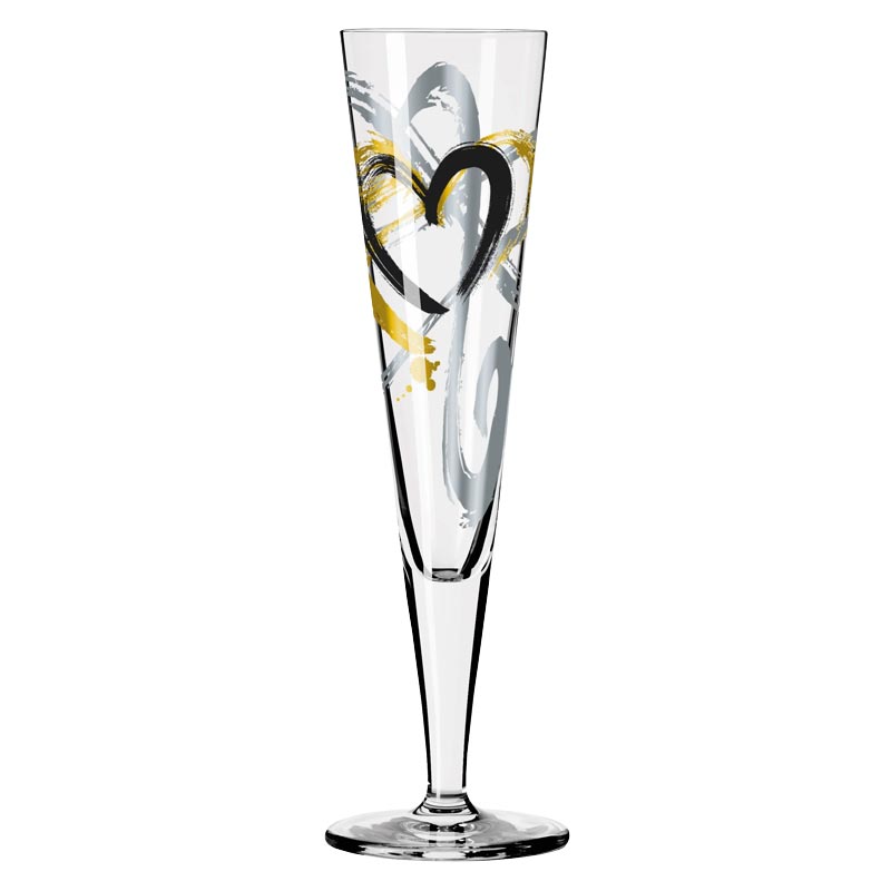 Goldnacht Champagne Glass #1 - des. Thomas Marutschke for Ritzenhoff