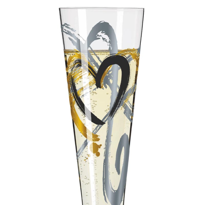 Goldnacht Champagne Glass #1 - des. Thomas Marutschke for Ritzenhoff