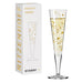 Goldnacht Champagne Glass #2 - des. Sibylle Mayer for Ritzenhoff