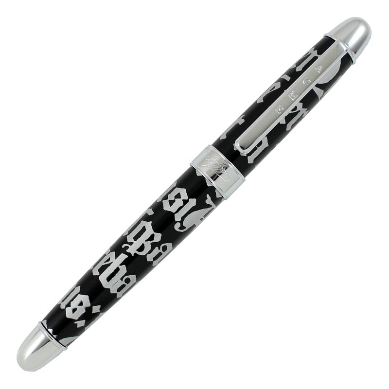 Gothic Script Silver Standard Roller Ball pen, des. Rod Dyer for ACME