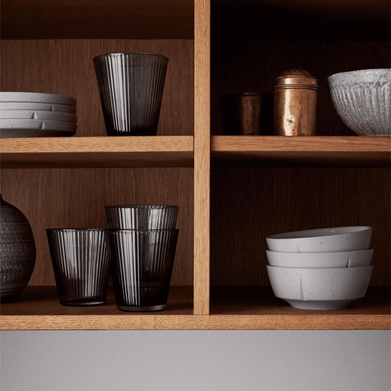 Grand Cru Nouveau Tumbler - 26cl - Mouth Blown Smoke Coloured Glass by Rosendahl