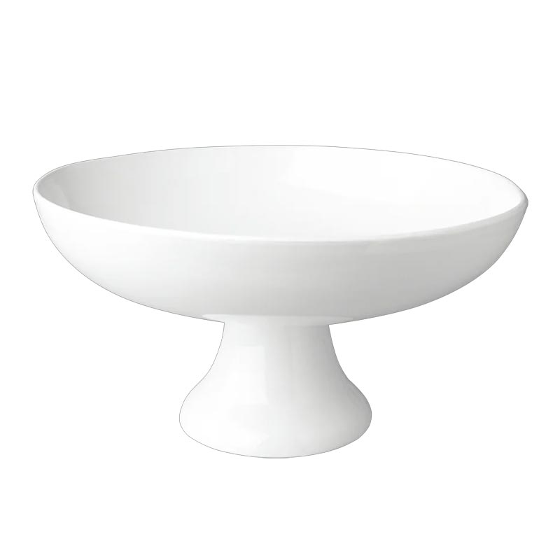 Grande Bowl on Foot - White - D. 21cm - by ASA