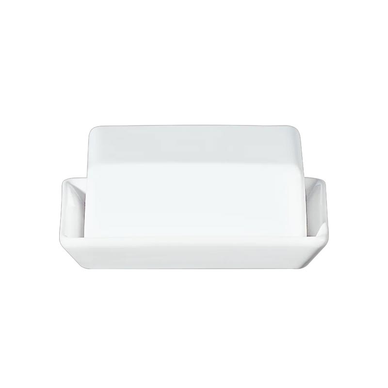 Grande Butter Dish - White - 16.5 x 7 x 13.5 cm - by ASA