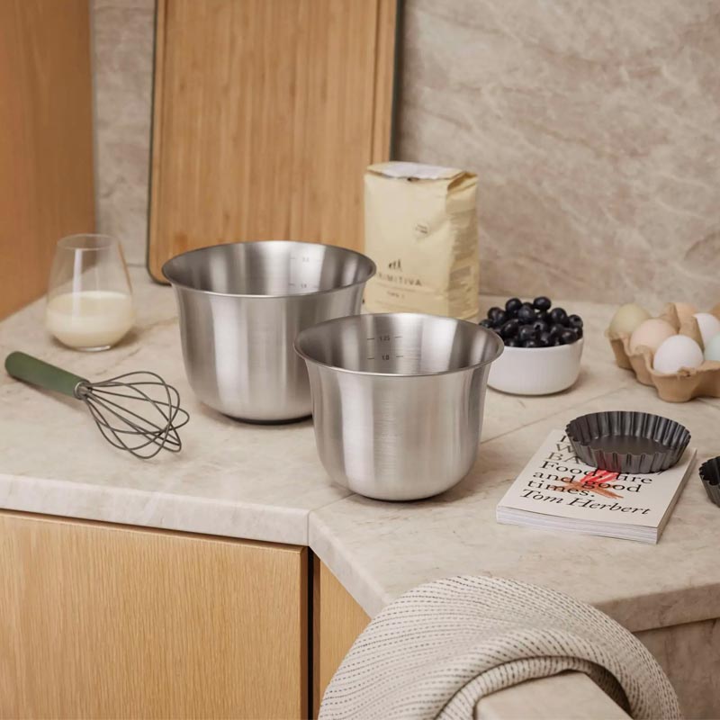 Green Tools 3.3 litre Recycled Stainless Steel Mixing Bowl by Eva Solo
