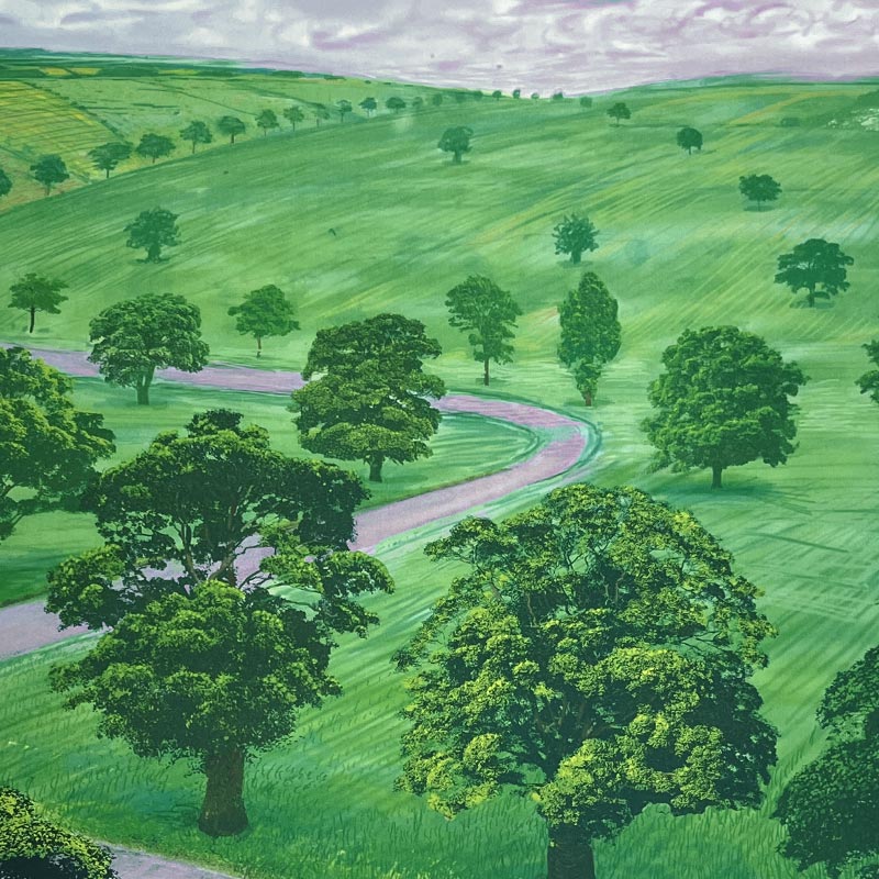 Green Valley Poster by David Hockney