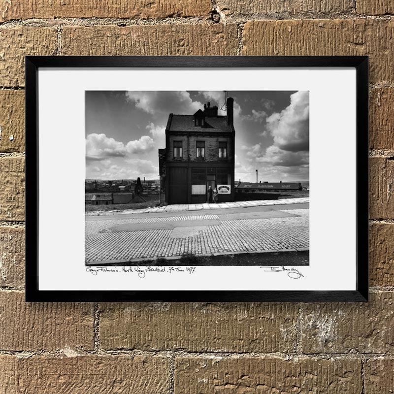 Gray's Fisheries, North Wing, Bradford, 7th June 1977 by Ian Beesley - signed framed print