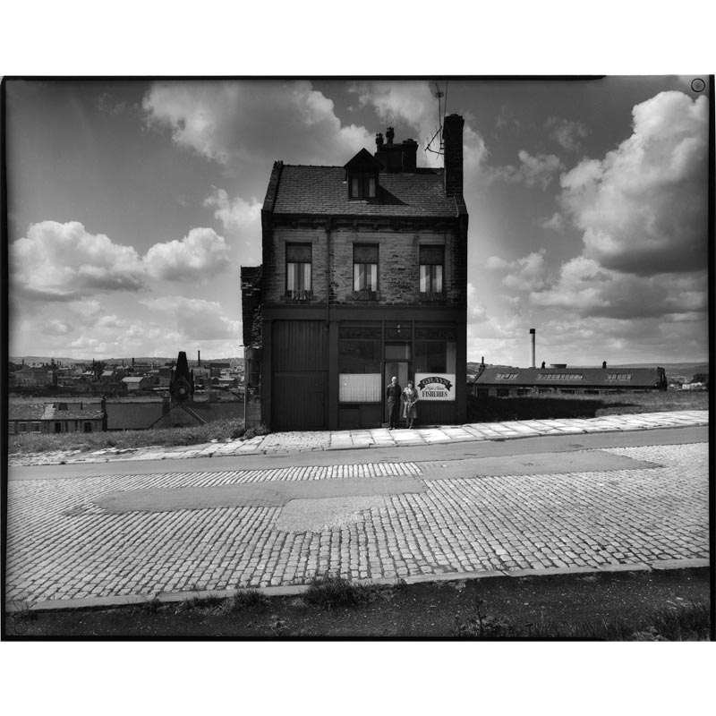 Gray's Fisheries, North Wing, Bradford, 7th June 1977 by Ian Beesley - signed framed print