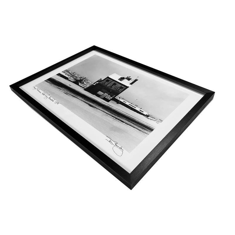 Gray's Fisheries, Winter, North Wing, Bradford, 1976 by Ian Beesley - signed framed print