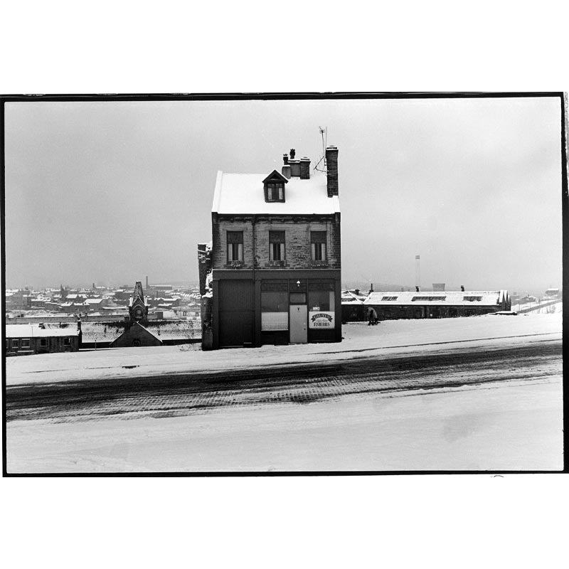 Gray's Fisheries, Winter, North Wing, Bradford, 1976 by Ian Beesley - signed framed print