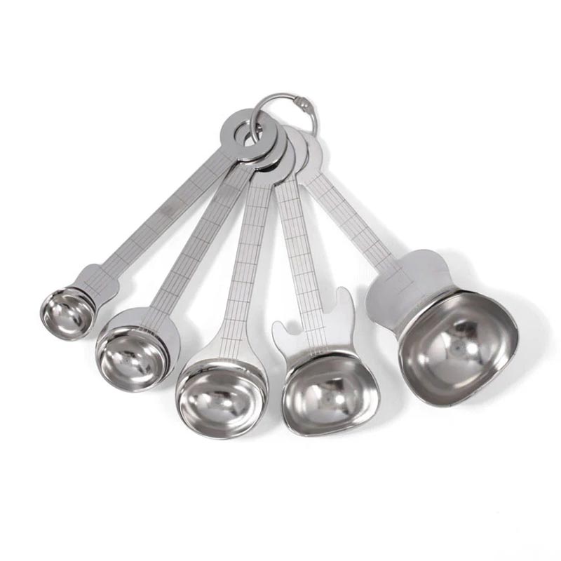 Guitar Measuring Spoons, by Kikkerland
